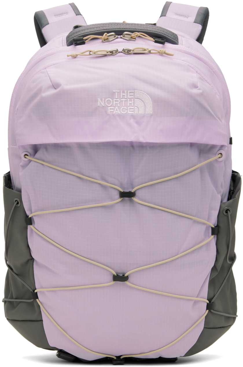 The North Face Purple & Gray Borealis Backpack In Yi0 Icy Lilac/smoked