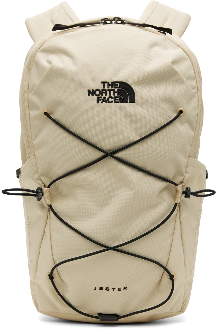 Beige Jester Backpack by The North Face on Sale