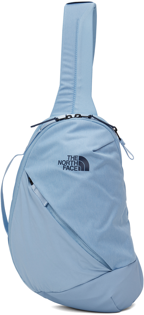 Shop The North Face Blue Isabella Sling Backpack In Yoh Steel Blue/steel