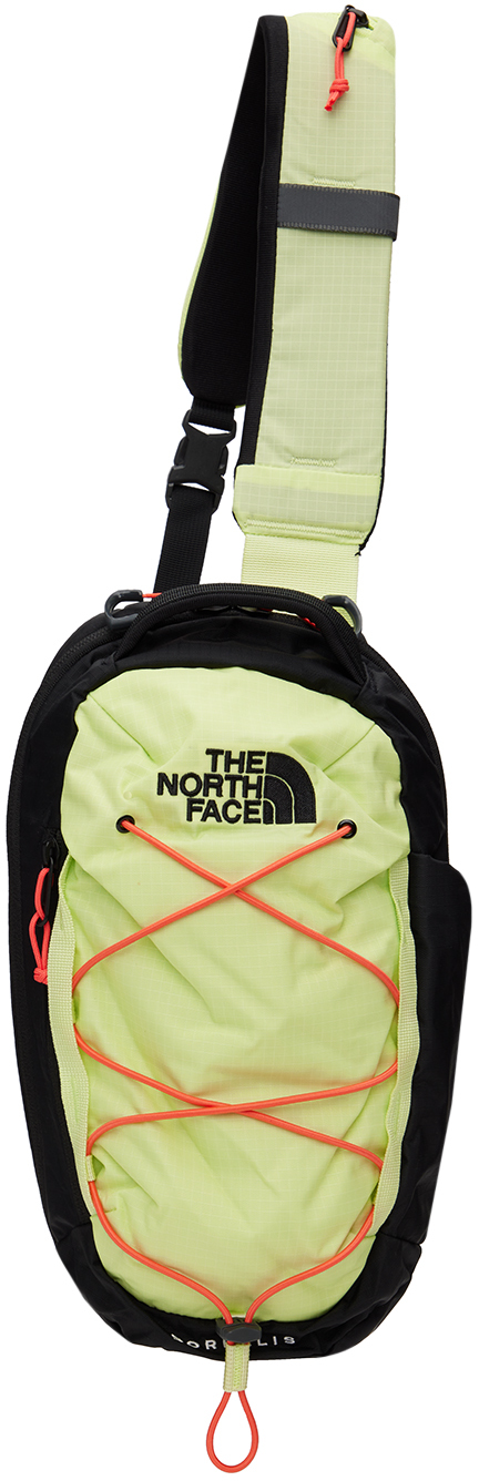 Shop The North Face Green & Black Borealis Sling Backpack In Yim Astro Lime/tnf B