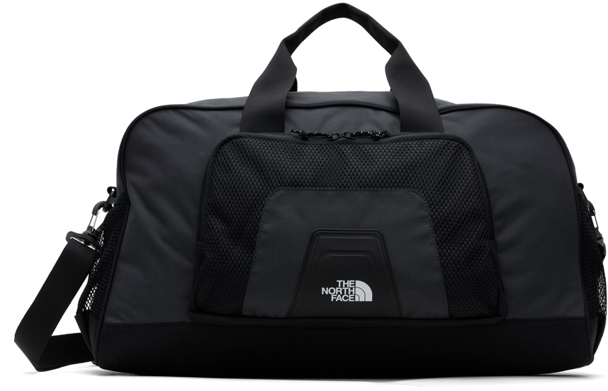 Shop The North Face Gray Y2k Duffle Bag In Kt0 Tnf Black/asphal