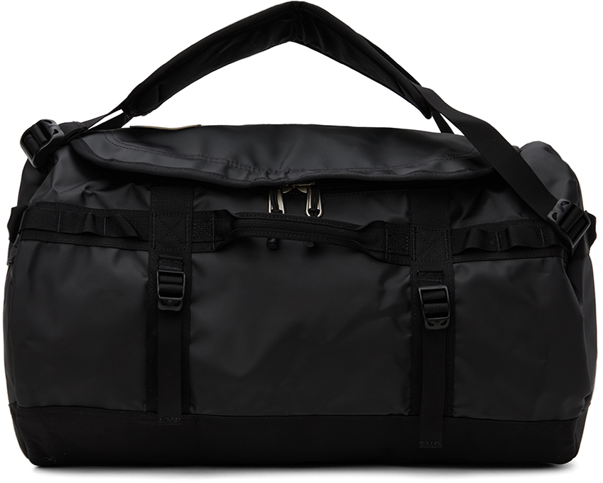 The North Face Small Base Camp Duffel Bag In Ky4 Black/white