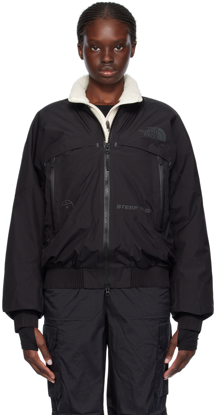 The North Face: Black RMST Steep Tech Bomber Jacket | SSENSE Canada