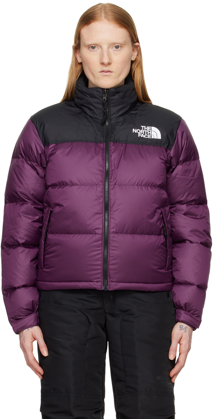 Shop The North Face Purple 1996 Retro Nuptse Down Jacket In V6v Black Currant Pu