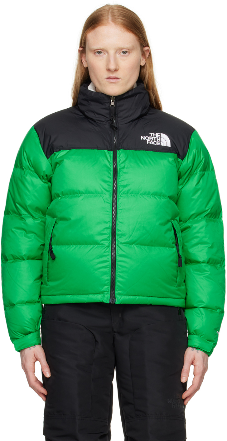 Shop The North Face Green 1996 Retro Nuptse Down Jacket In Po8 Optic Emerald