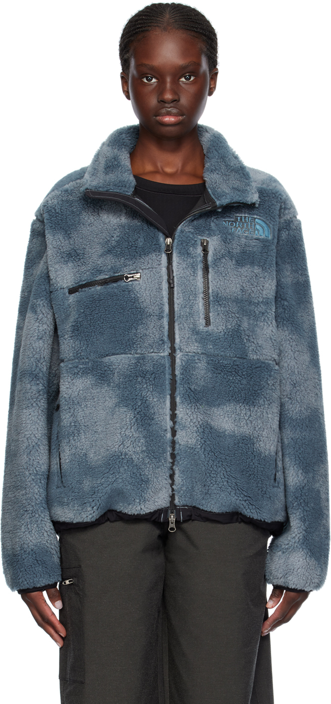 Shop The North Face Blue Denali X Jacket In Sco Blue Dusk Low-fi