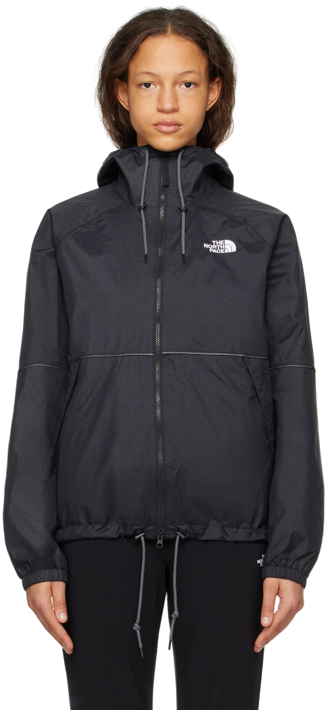 The North Face Black Antora Rain Jacket In Jk3 Tnf Black