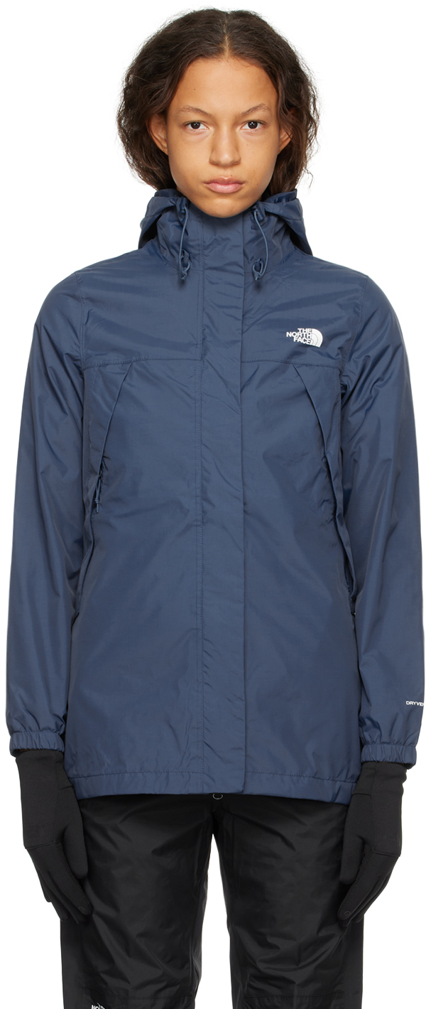 The North Face Blue Antora Jacket In Hdc Shady Blue