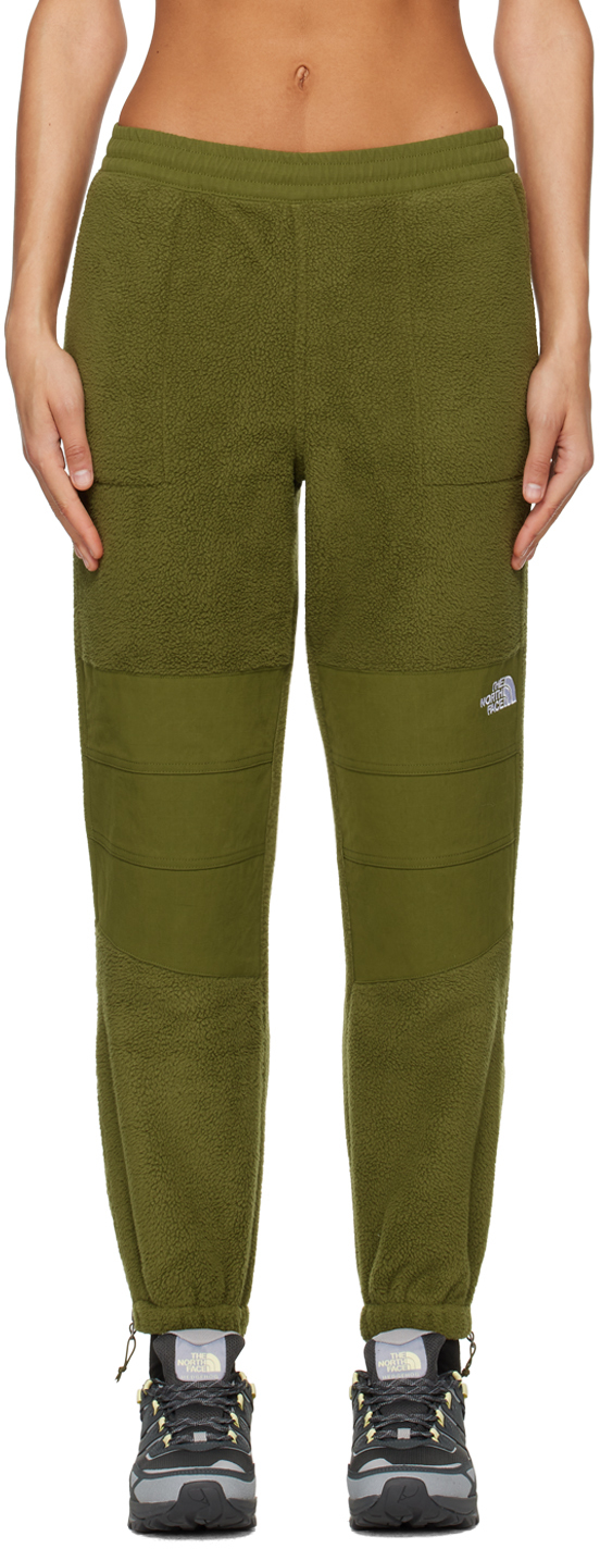 The North Face Green Denali Sweatpants In Pib Forest Olive