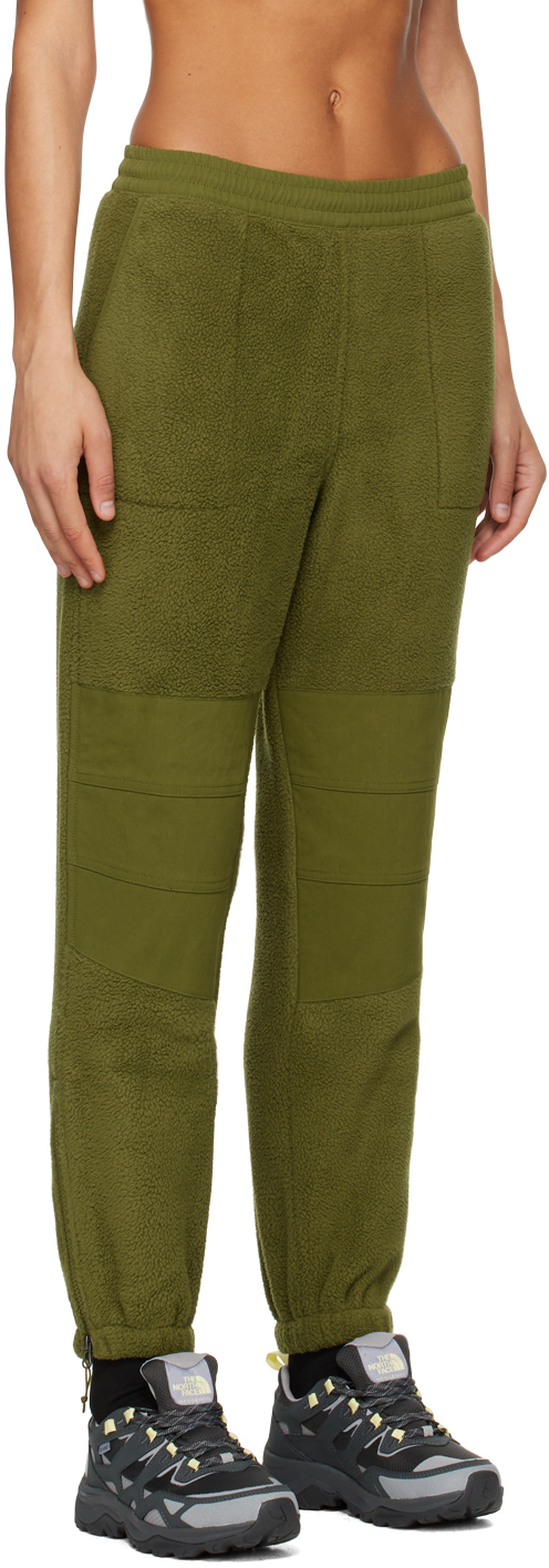 THE NORTH FACE GREEN DENALI SWEATPANTS