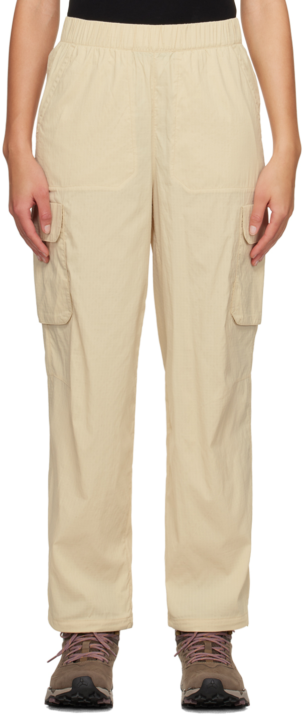Beige Spring Peak Cargo Pants