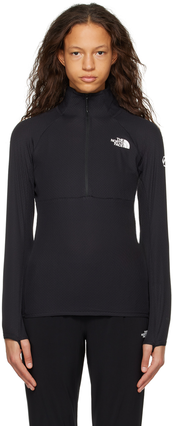 The North Face Black Half-zip Sweater In Jk3 Tnf Black