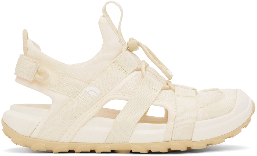 The North Face Explore Camp Sandals In Tob White Dune/grave