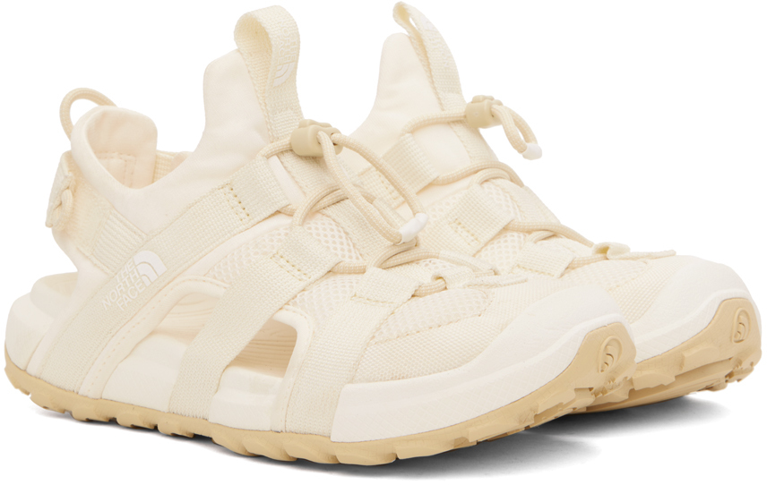 The North Face Explore Camp Sandals In Tob White Dune/grave