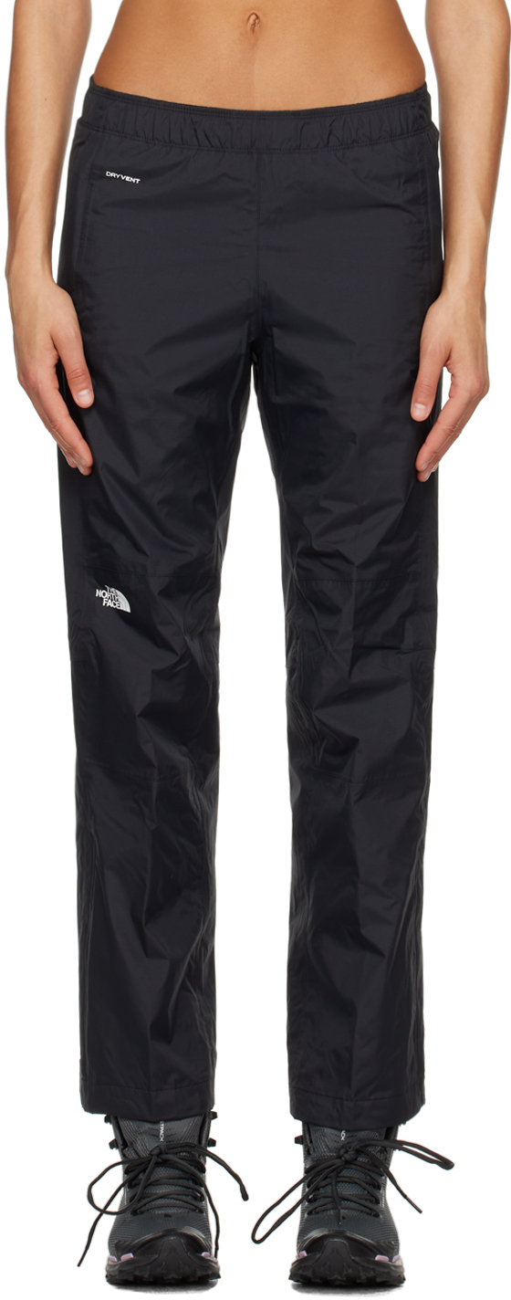The North Face Black Antora Rain Trousers In Jk3 Tnf Black