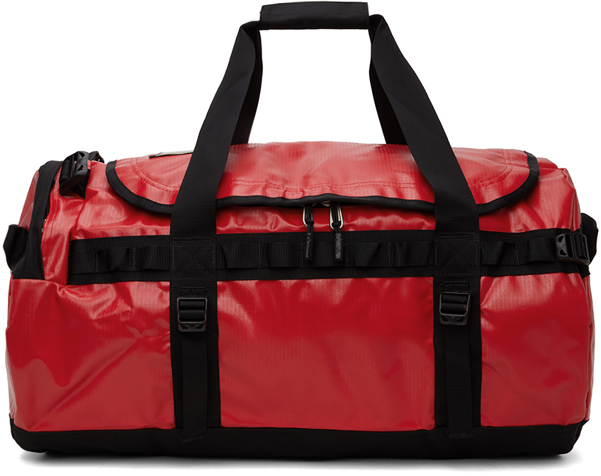 The North Face 31l Base Camp Duffle Bag In Kz3 Tnf Red/tnf Blac
