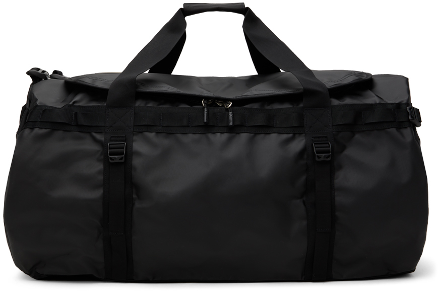 The North Face Black Base Camp Xl Duffle Bag In Ky4 Tnf Black/tnf Wh