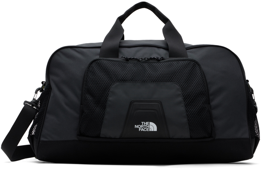 Shop The North Face Gray Y2k Duffle Bag In Kt0 Tnf Blk-asph Gry