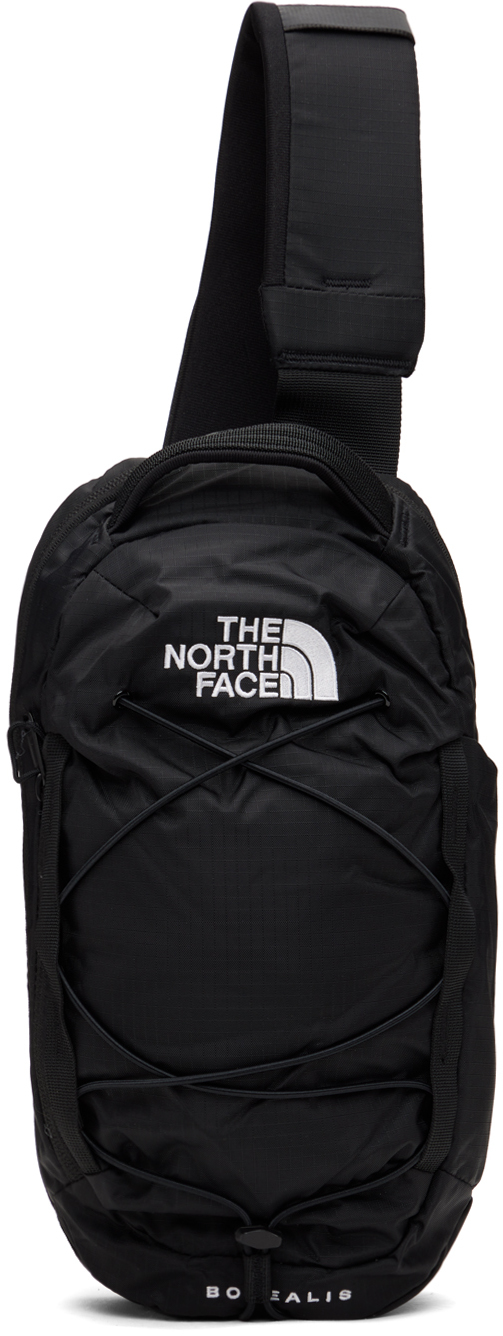 Shop The North Face Black Borealis Sling Bag In Ky4 Tnf Blk-tnf Wht