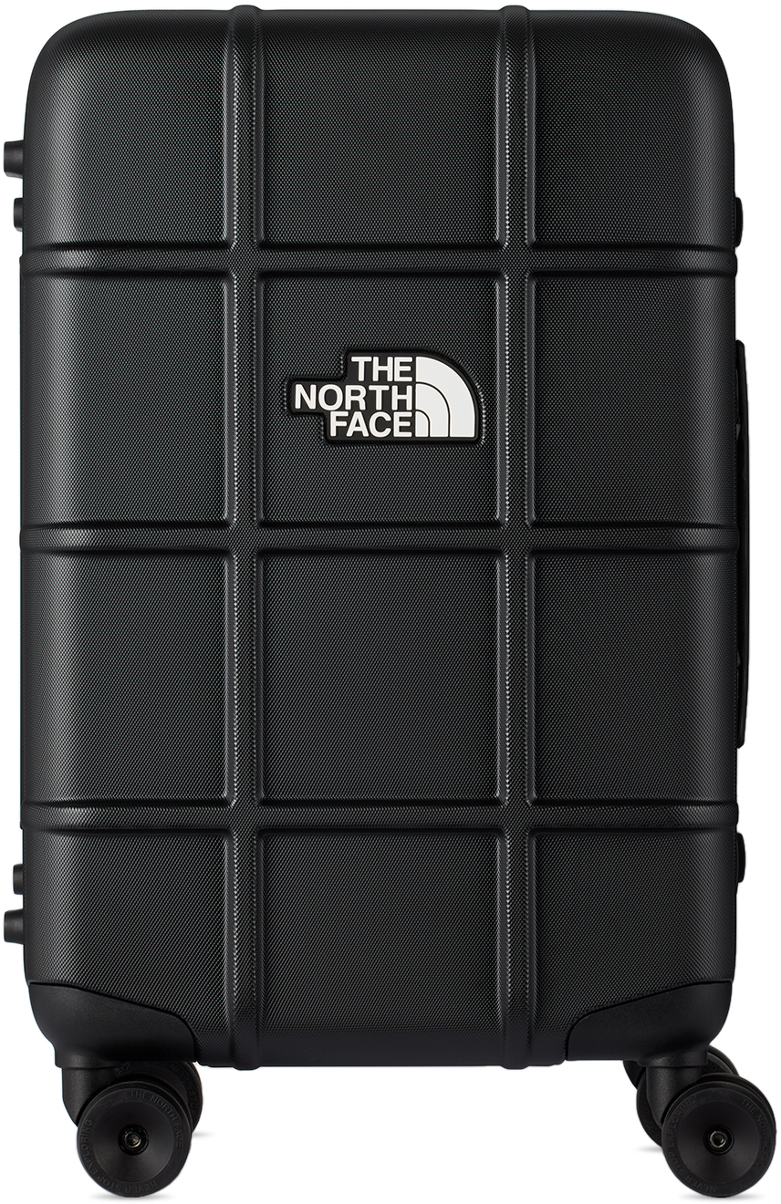 The North Face Black All Weather 4-wheeler 22 Suitcase In Ky4 Tnf Blk-tnf Wht