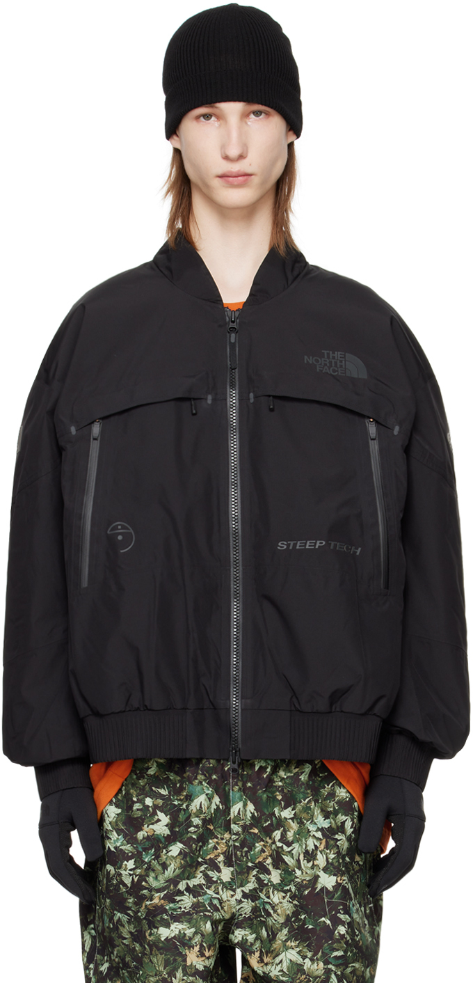 The North Face: Black RMST Steep Tech Bomb Shell Jacket