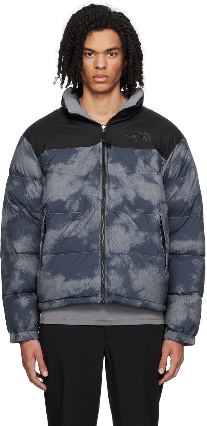 Blue 1992 Nuptse Reversible Down Jacket by The North Face on Sale