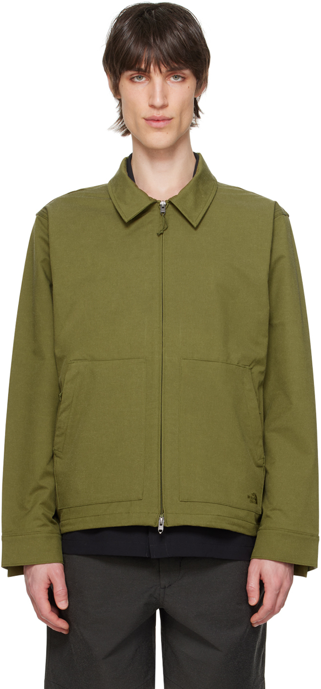 Shop The North Face Khaki M66 Jacket In Pib Forest Olive