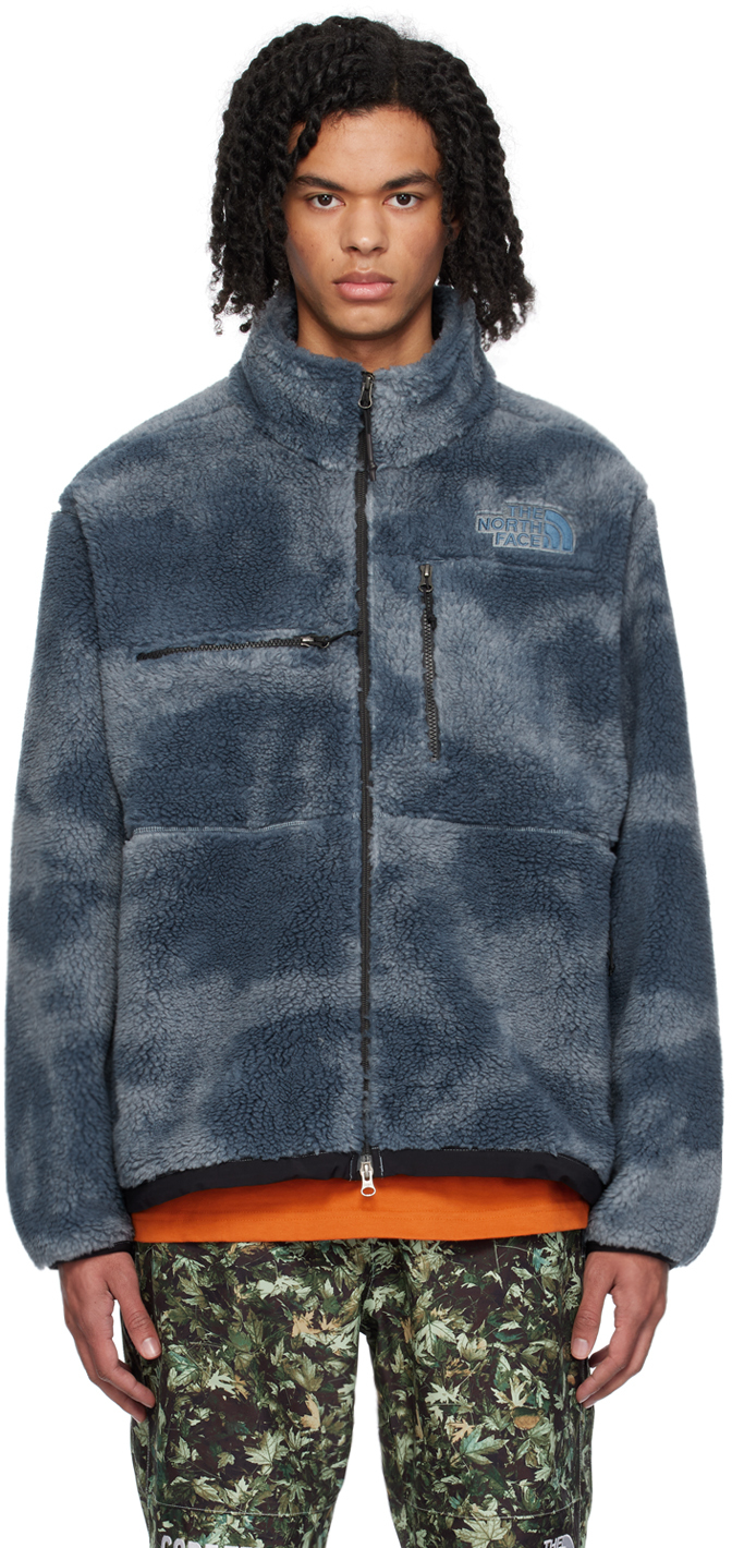 The North Face: Blue Denali X Jacket | SSENSE