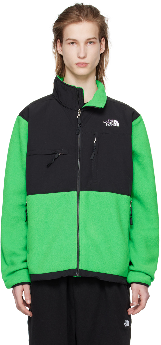 Shop The North Face Green Denali Jacket In Po8 Optic Emerald