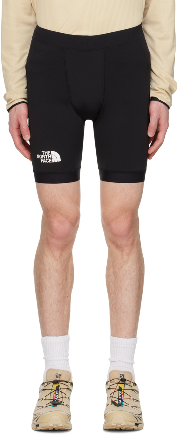 The North Face Black Ripido Run Shorts In Jk3 Tnf Black