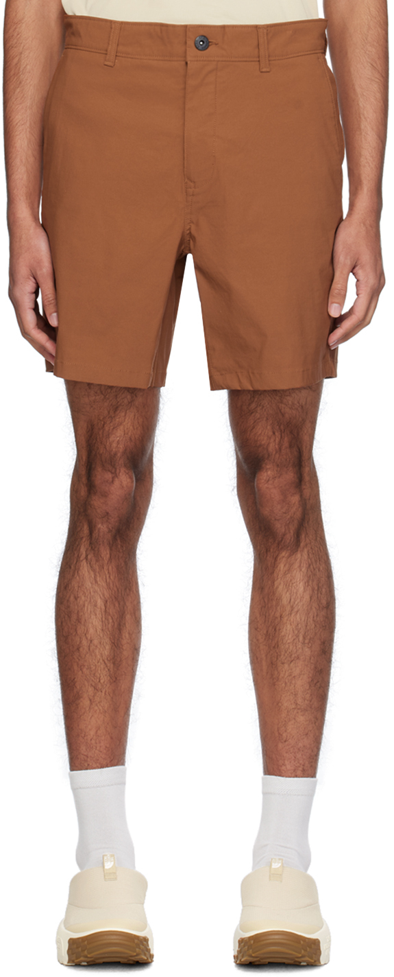 The North Face Brown Sprag Shorts In Qho Stone Brown