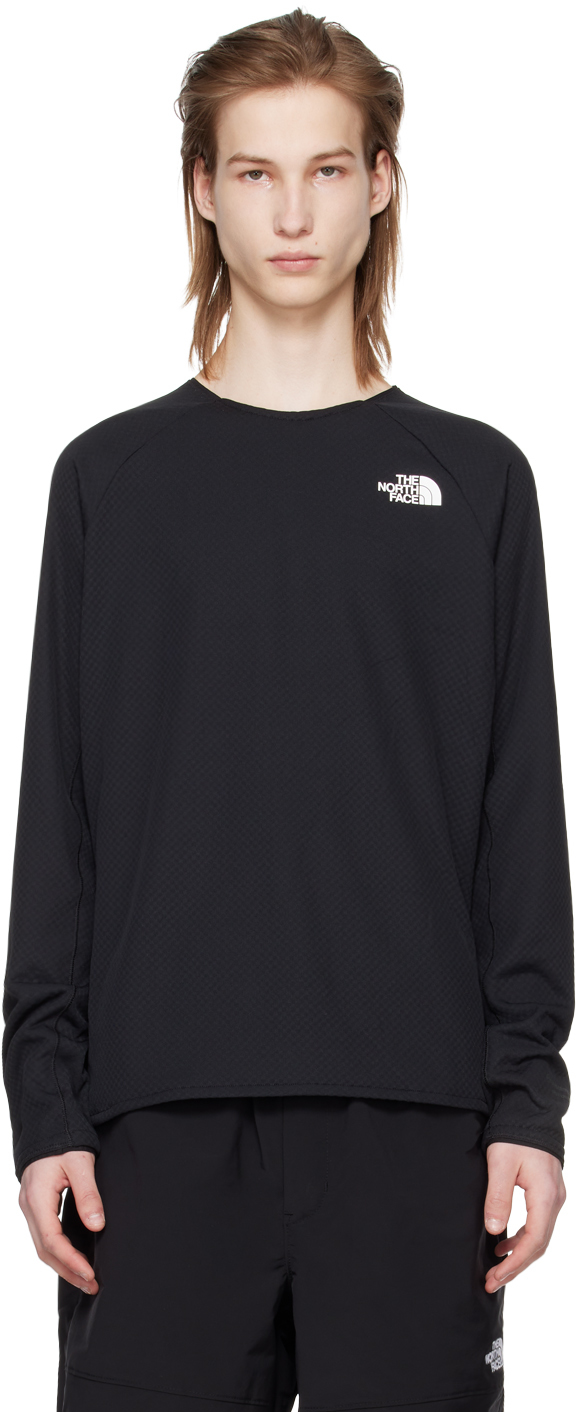 Shop The North Face Black Raglan Sweatshirt In Jk3 Tnf Black