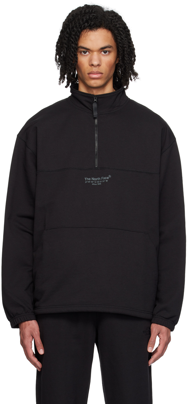 The North Face Black Axys Sweater In Jk3 Tnf Black