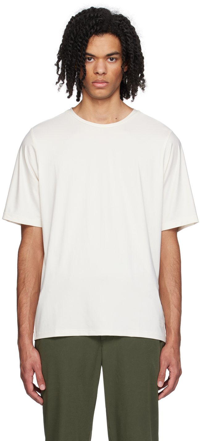 The North Face White Dune Sky T-shirt In Qli White Dune