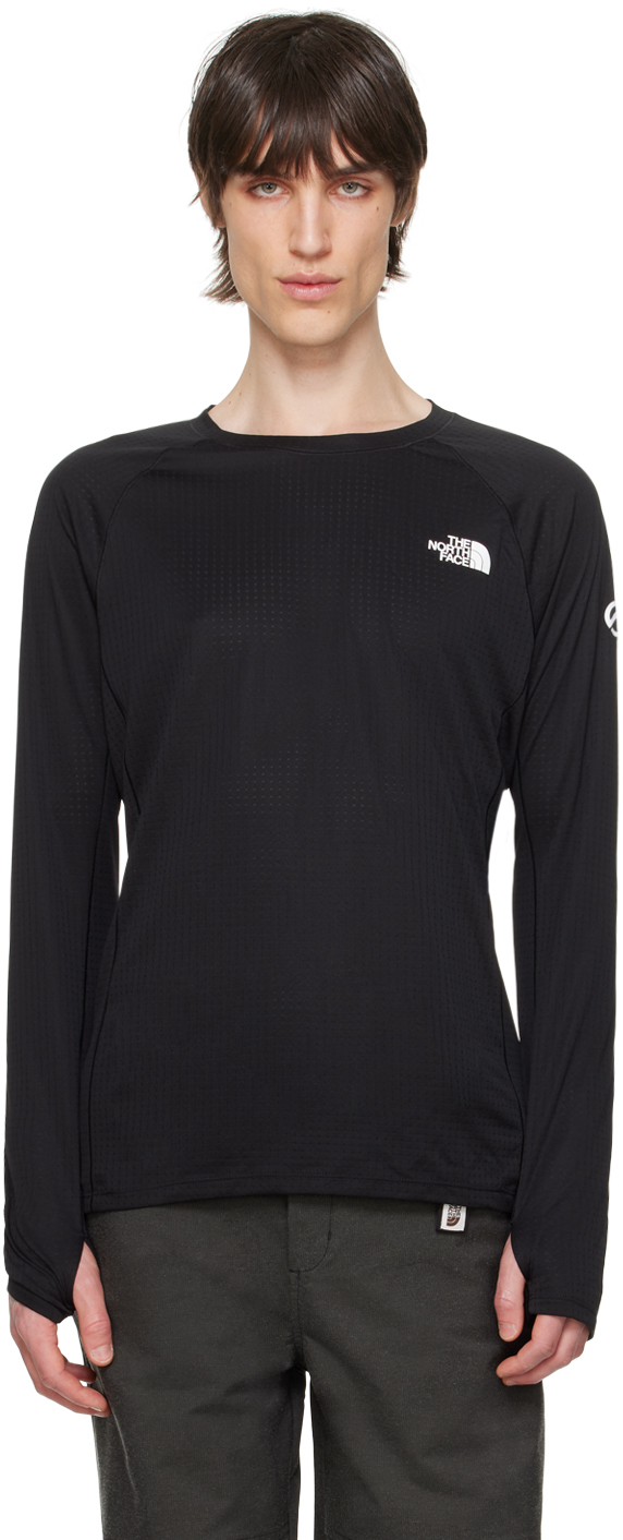 The North Face Black Pro 120 Long Sleeve T-shirt In Jk3 Tnf Black