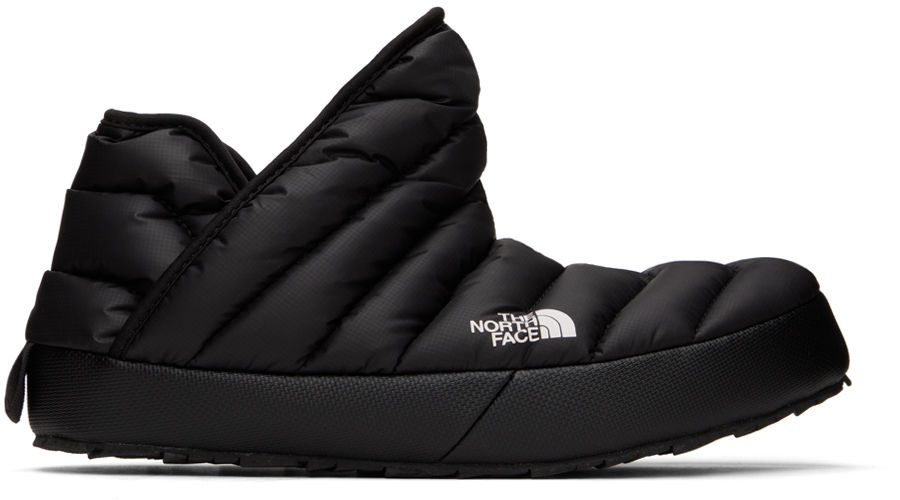 Shop The North Face Black Traction Loafers In Ky4 Tnf Blk/tnf Wht