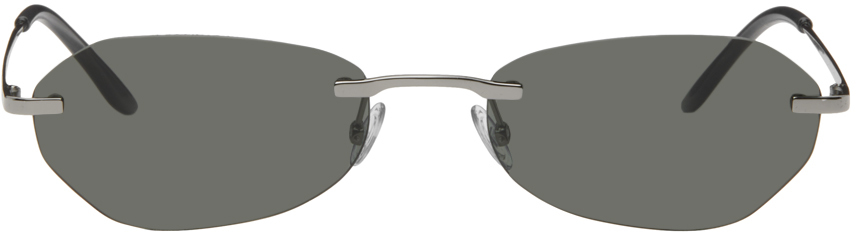 Shop Our Legacy Gunmetal Adorable Sunglasses In Trinity Black