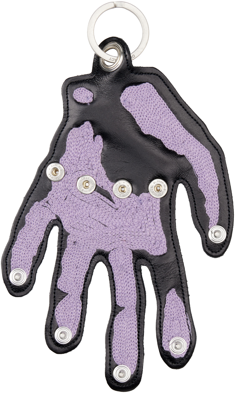 Black & Purple Hand Keychain