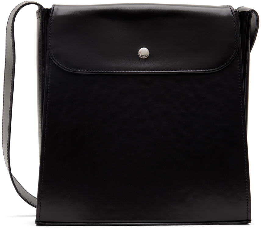 Shop Our Legacy Black Extended Bag In Aamon Black Leather
