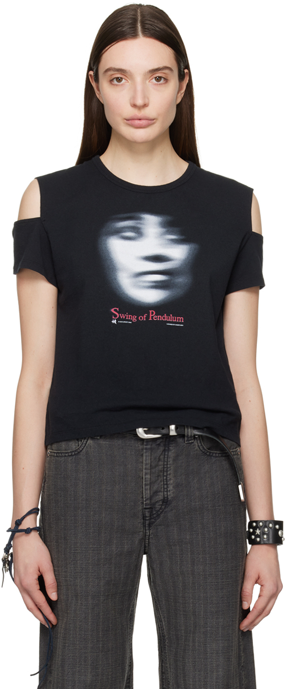 Shop Our Legacy Black 'swing Of Pendulum' T-shirt