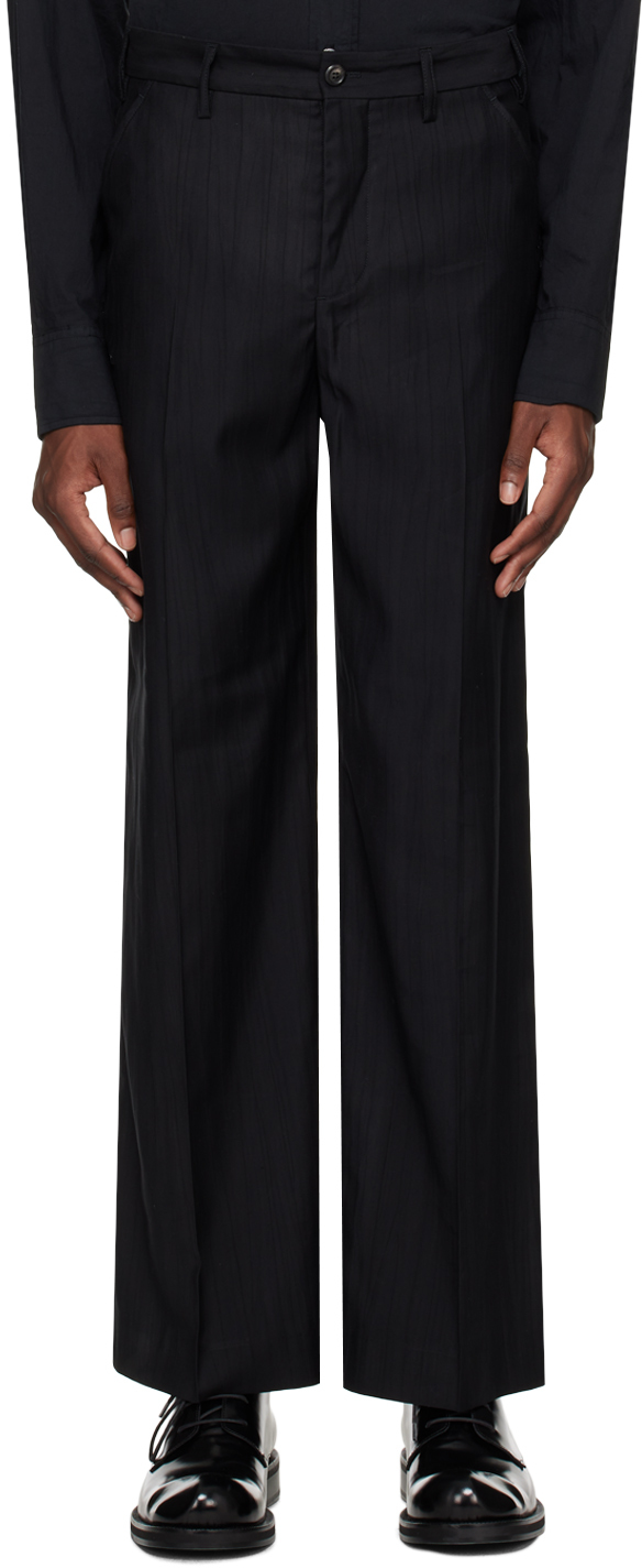 Our Legacy Black Sailor Trousers In Black Experienced Vi