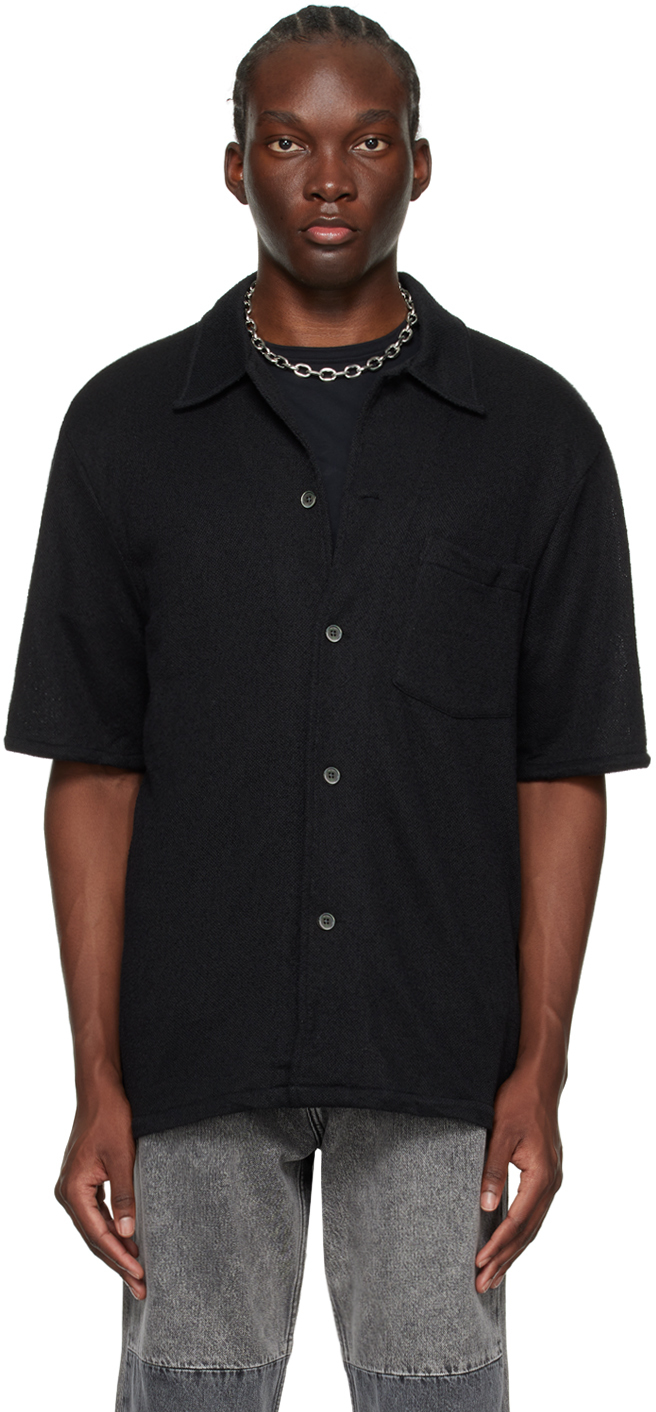 Shop Our Legacy Black Box Shirt In Black Boucle