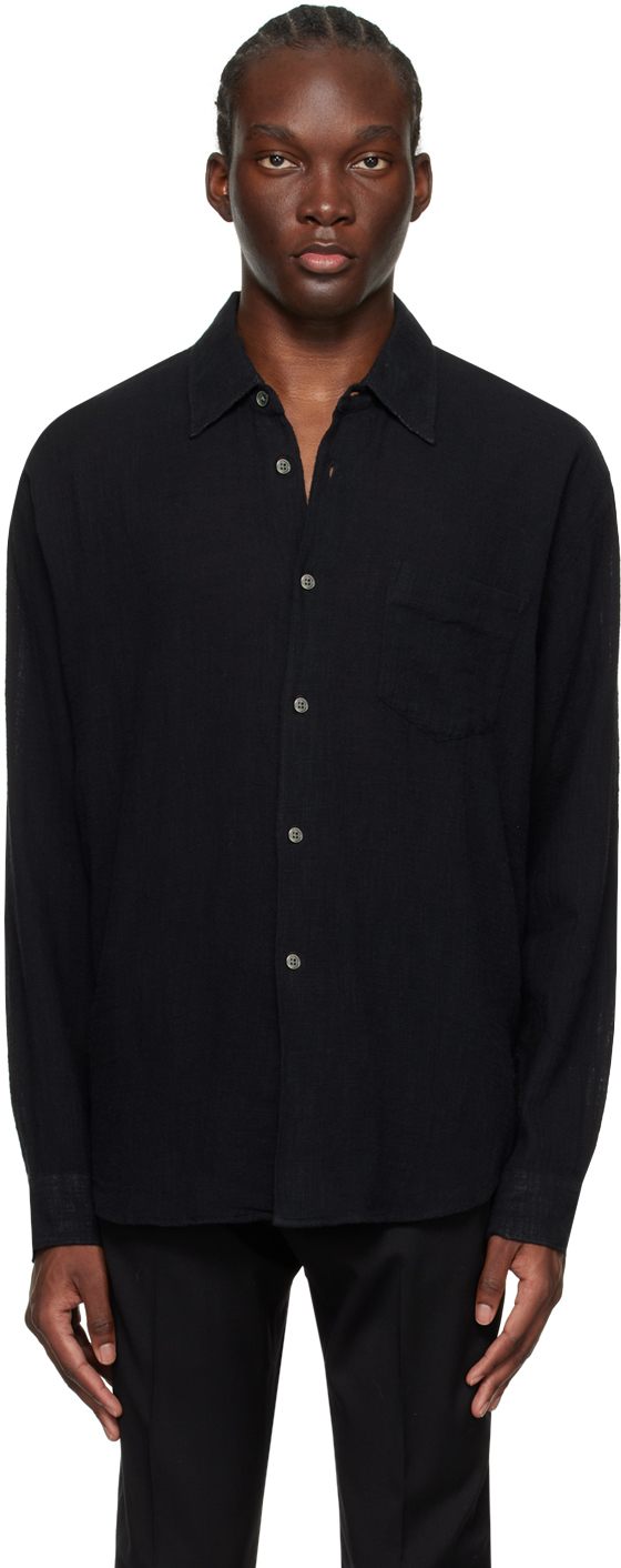 Shop Our Legacy Black Coco Shirt In Washed Black Air Cot