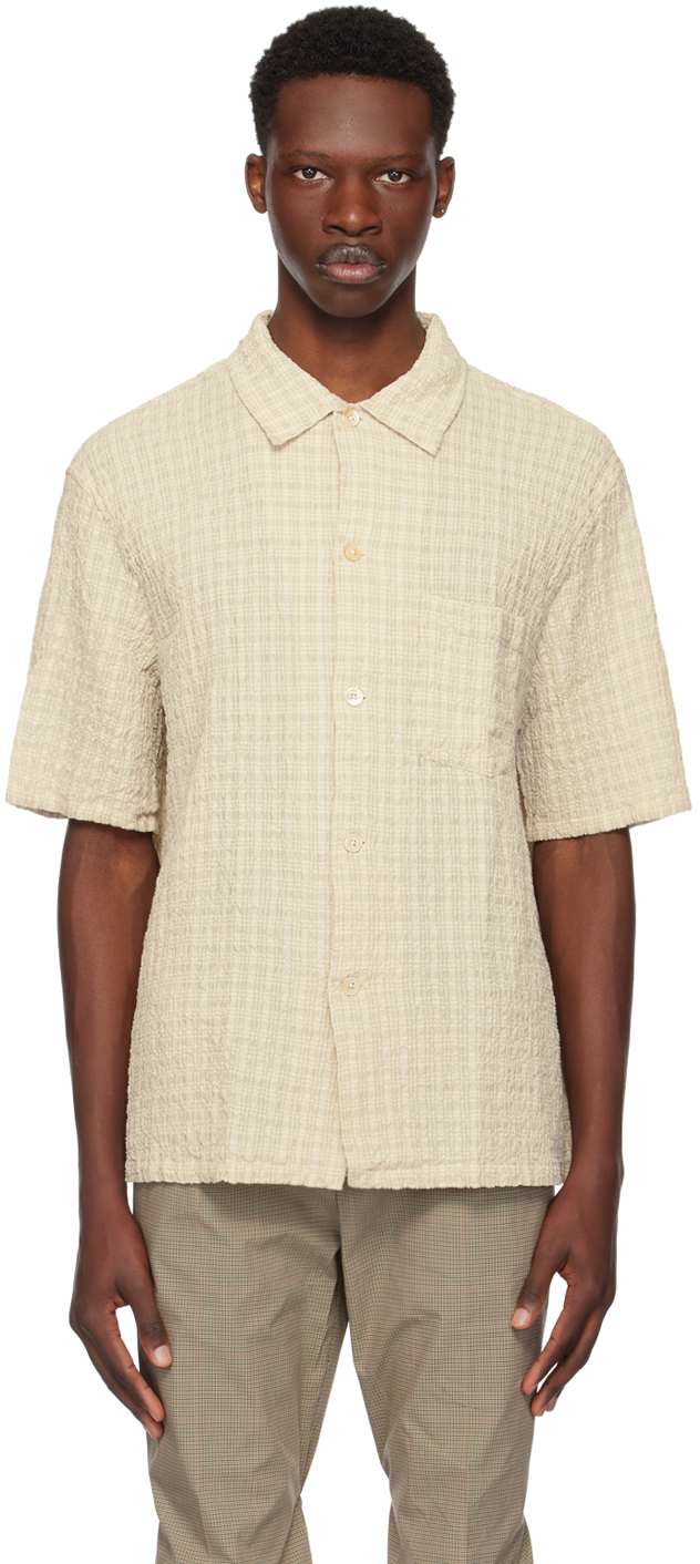 Our Legacy - Box Shirt Murky Static Summer Weave