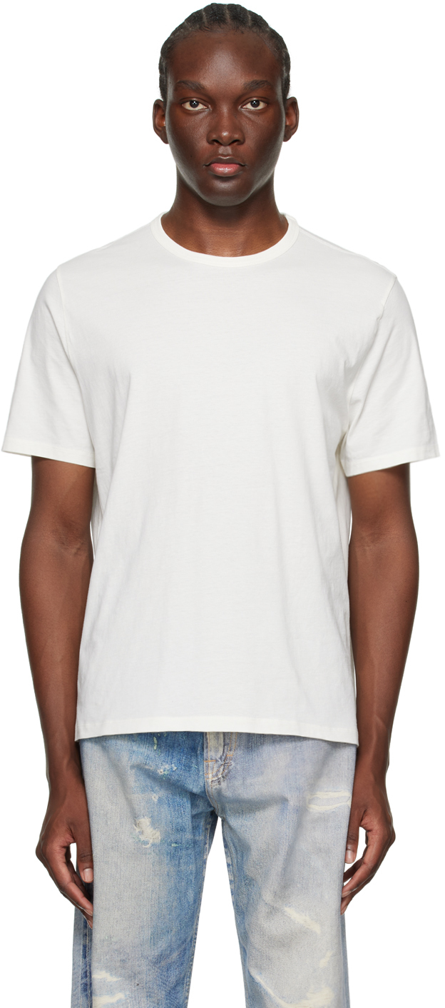 Shop Our Legacy White New Box T-shirt In White Clean Jersey