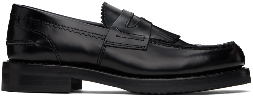 Shop Our Legacy Black Fringed Loafers