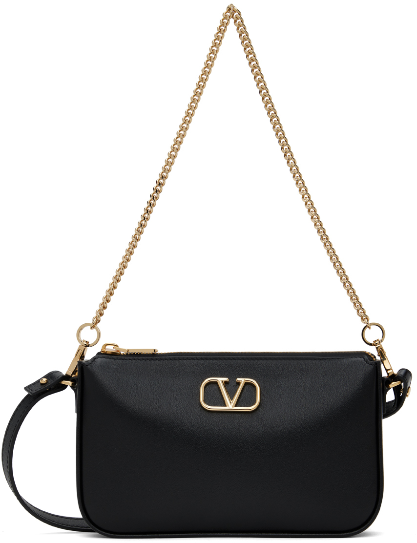 Valentino Garavani: Black Mini VLogo Signature Bag | SSENSE