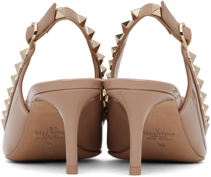 Valentino Garavani Rockstud Slingback Pumps In Multicolor