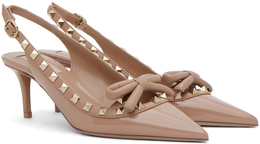 Valentino Garavani Rockstud Slingback Pumps In Multicolor