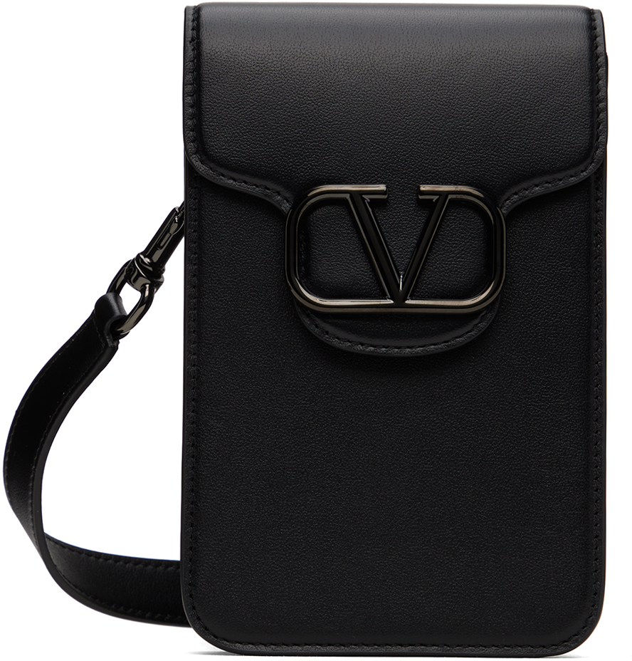 Shop Valentino Black Locò Mini Bag In Nero